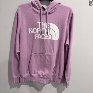 The north face half dome hoodie sweatshirt size large purple pink
